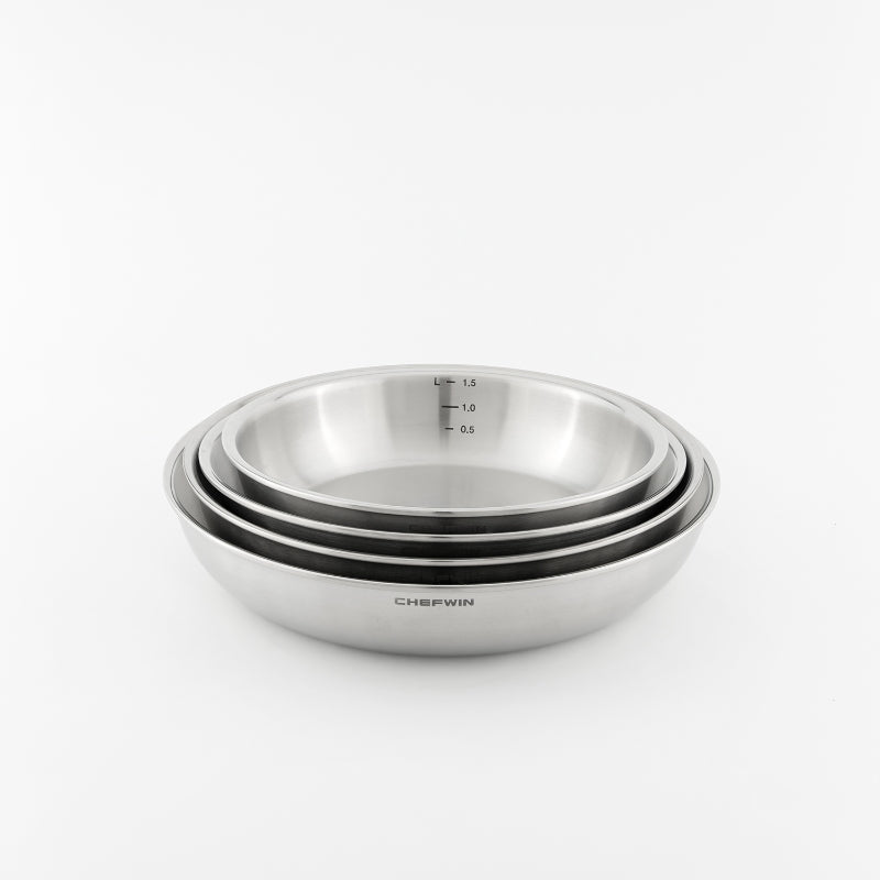 [K Direct Delivery] Chefwin 316 Stainless Steel 5Ply Dream Hands Cookware Set (with Detachable Handle)
