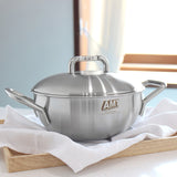 [한국직배송] AMT 샤프 316Ti 스텐 통5중 양수웍 24cm