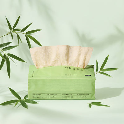 [Saenghwal Gongjakso] Kitchen Paper Towel Bamboo 100 Sheets