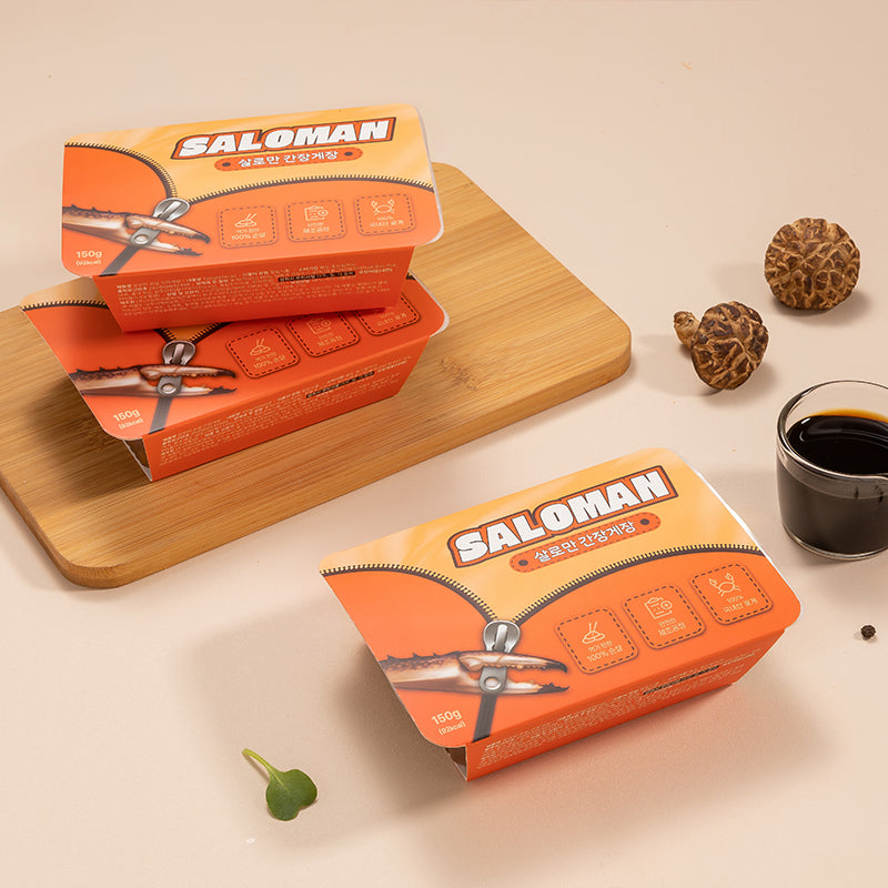 [삼대인천게장] 살로만 순살 간장게장 150g x 2팩 (묶음)