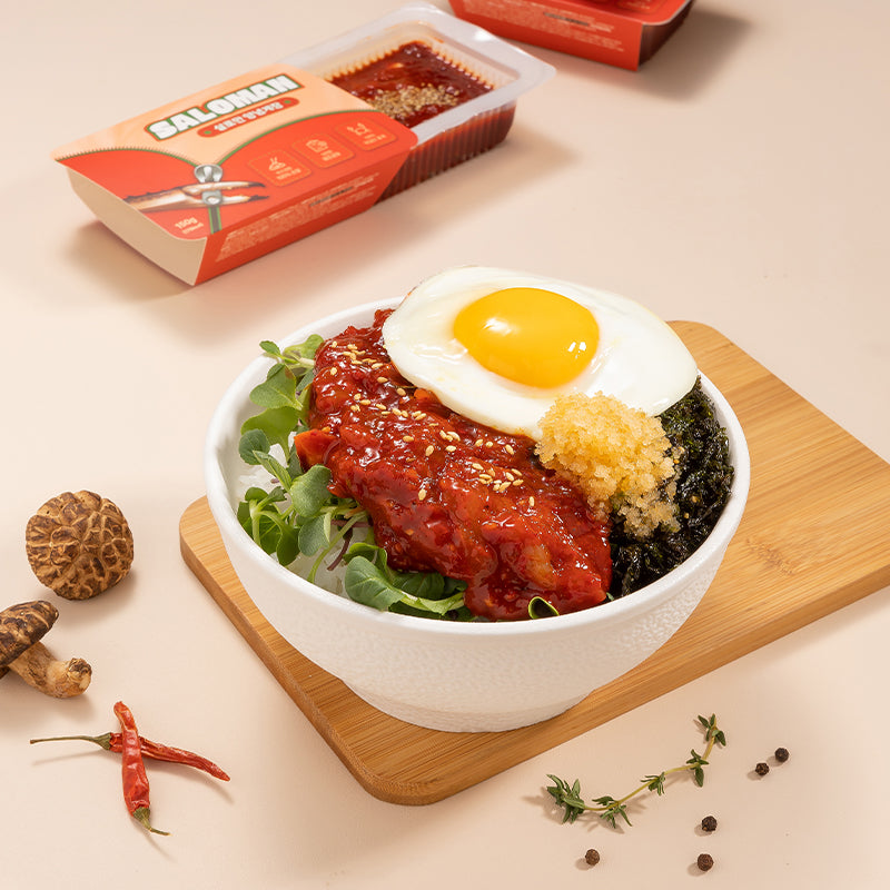 [Samdae Incheon Gejang] Shell-less Crab Meat Marinated in Spicy Sauce 150g x 2pk