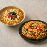 [Jeonju Veteran] Kalguksu 196.5g + [Saongwon] Premium Seafood Pancake 180g