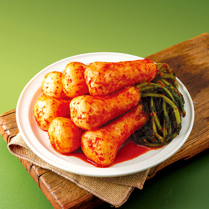 [예소담] 포기김치 900g x 2팩 + 파김치 800g x 2팩 + 총각김치 850g x 2팩 + 열무김치 900g x 2팩 + 생깻잎 400g ㅣ*증정*  썰은김치 400g_ 무료배송특가 (묶음)_12월 마지막주 순차발송