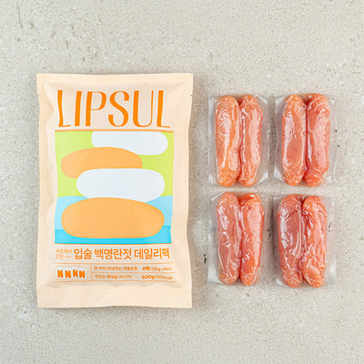 [LIPSUL] Salted Pollock Roe Daily Pack 500g (125g x 4 Packs)