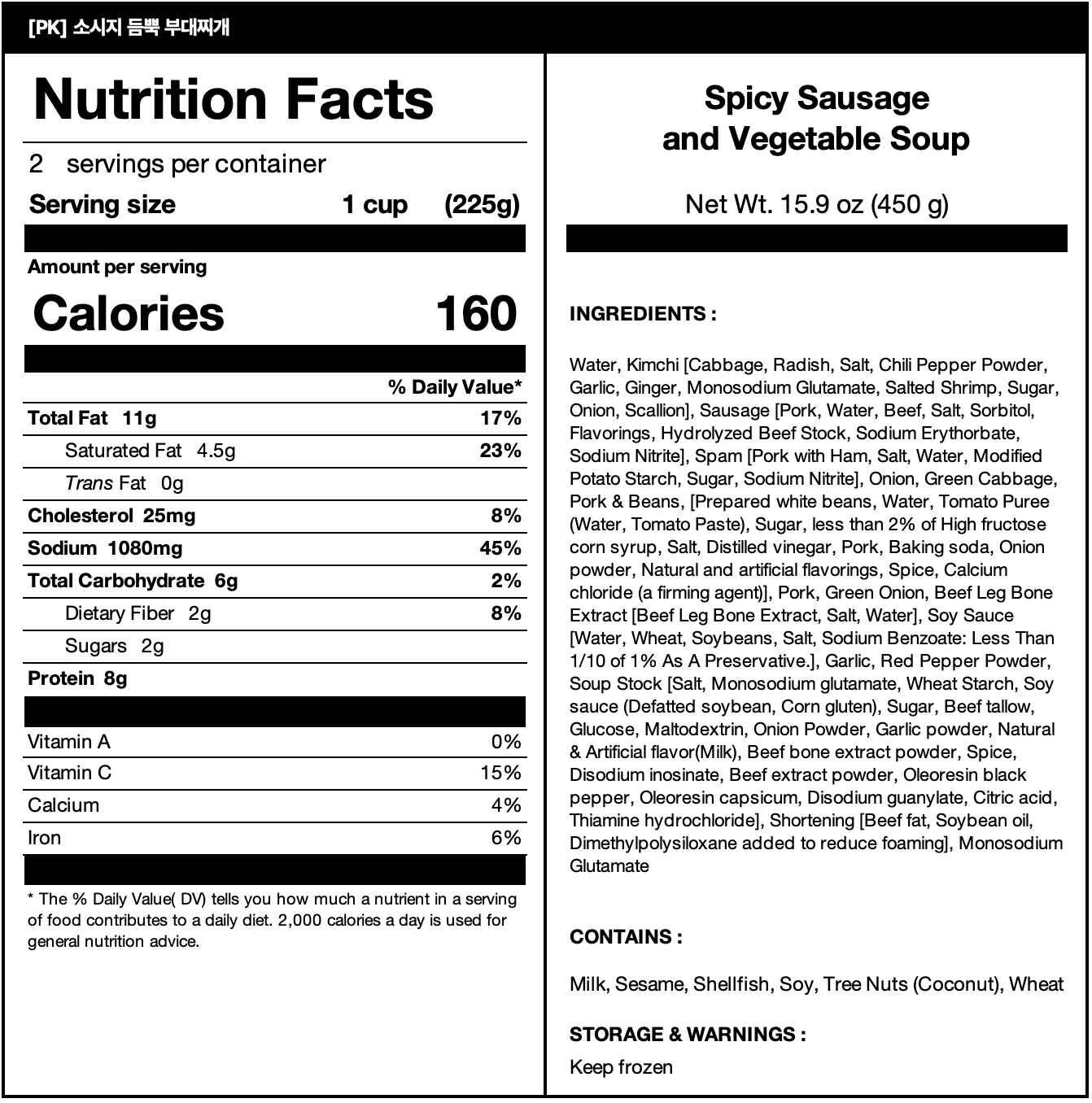  nutrition facts
