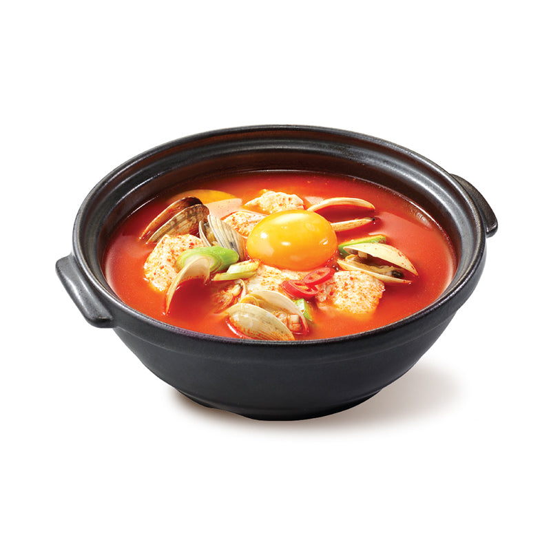 [아워홈] 얼큰한 해물 순두부찌개 400g