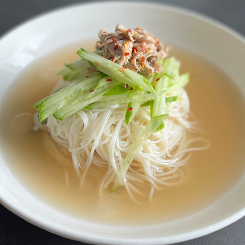 Myeongawon] Premium Hand Pulled Fine Noodles 500g | Wooltari