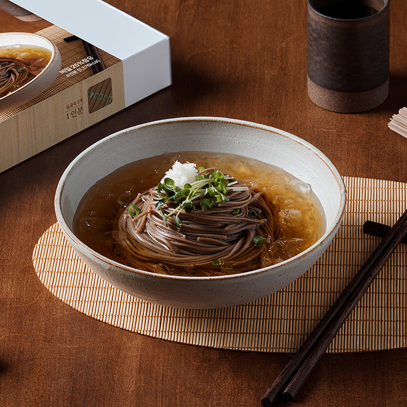 [Myeongawon] Buckwheat Soba Meal Kit 572g (4 Servings)
