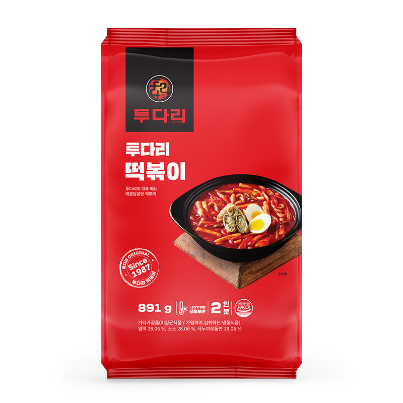 [투다리] 오리지널 떡볶이 816g