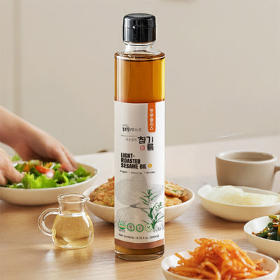 [Nongbu Plus] Cold Pressed Roasted Sesame Oil 200ml