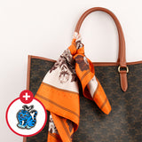 [K Direct Delivery] Yulart Minhwa Square Silk Scarf (Select Option) + Free Gift: Jakhodo Badge