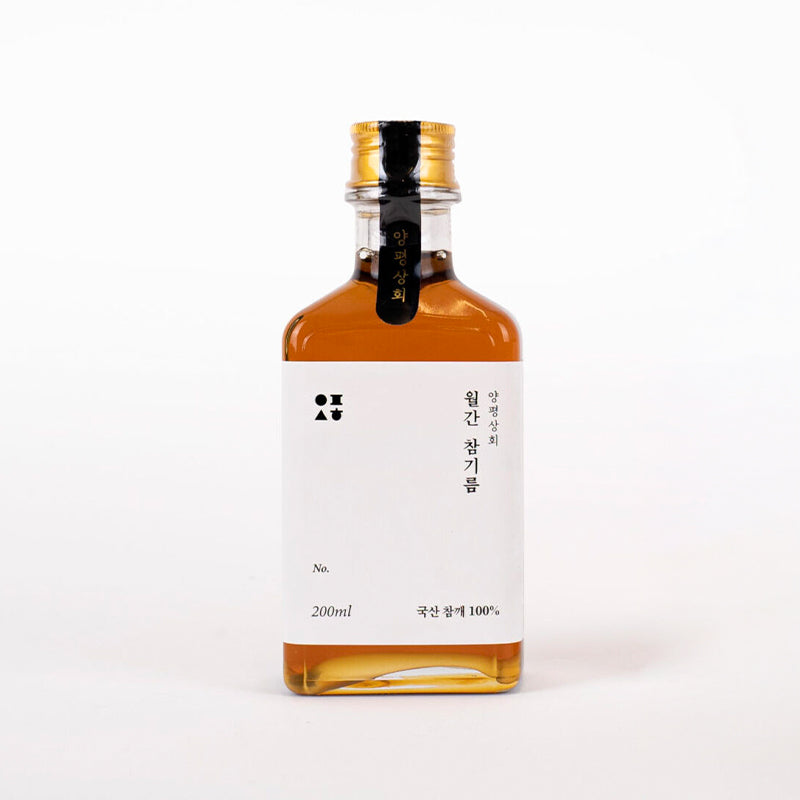 [K Direct Delivery] Yangpyeong Sanghoe Premium Sesame & Perilla Oil Set (200ml x 2 Bottles)
