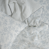 [K Direct Delivery] Hangil Bedding Natuur Modal Cooling Summer Comforter + Bed Spread (Soft Blue) SS/Q