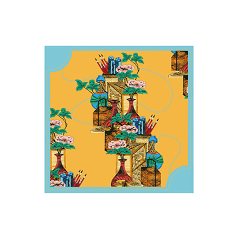 [K Direct Delivery] Yulart Minhwa Square Silk Scarf (Select Option) + Free Gift: Jakhodo Badge