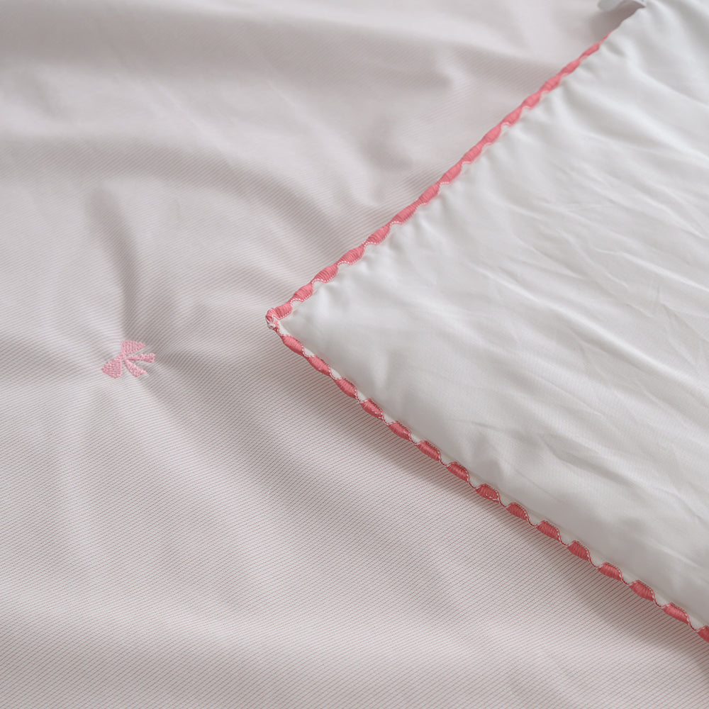 [K Direct Delivery] Hangil Bedding Ribbon Cooling Comforter+Pillowcase Set SS / Q