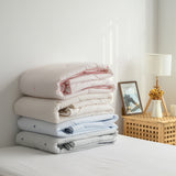 [K Direct Delivery] Hangil Bedding Ribbon Cooling Comforter+Pillowcase Set SS / Q