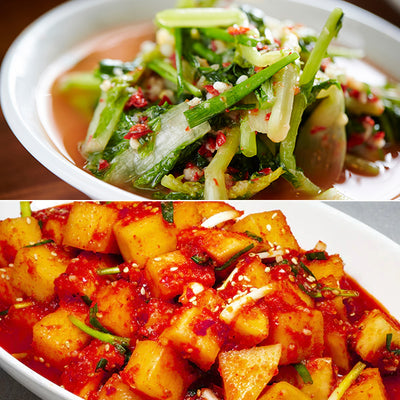 [한국직배송 C] 황진담 제철 보쌈김치 3kg + 열무물김치 2kg + 깍두기 1kg