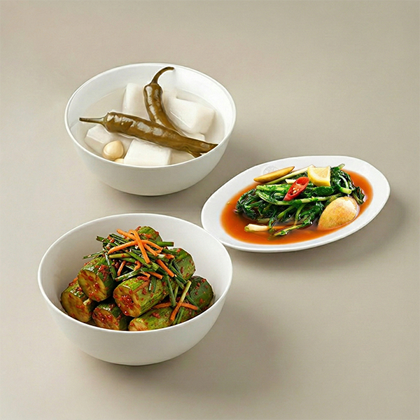 [한국직배송 C] 연천군 미금치 제철 오이소박이 2kg + 열무물김치 1kg + 동치미 1kg