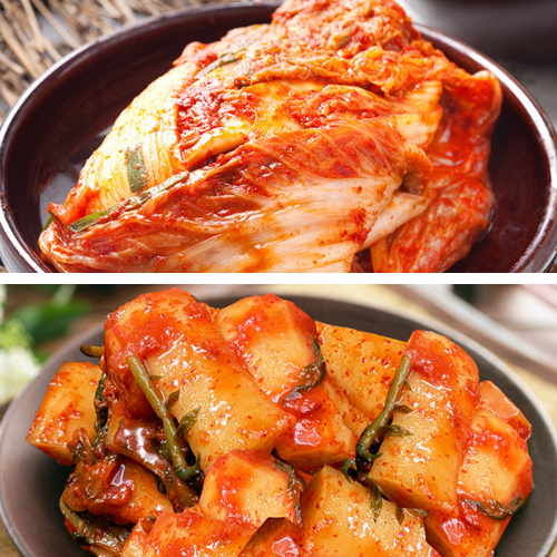 Hwang Jin Dam Premium Cabbage Kimchi 5kg + Radish Kimchi 3kg _ Free Shipping