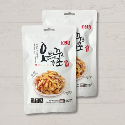 [미다] 오븐에 꾸운 쥐포 50g x 2팩 (묶음)