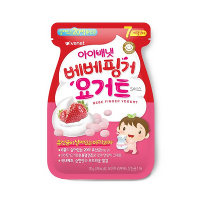 Bebe Finger Yogurt Snack Strawberry 20g