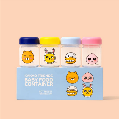 [Kakao Friends] Baby Food Container 4pc Set 180ml