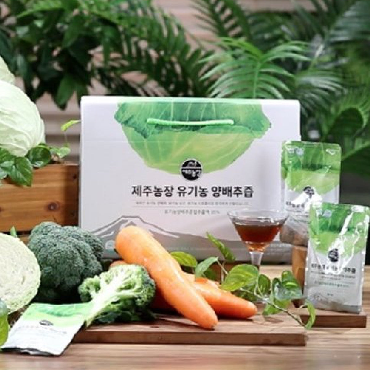 [제주농장] 유기농 양배추즙 (80ml x 30포)