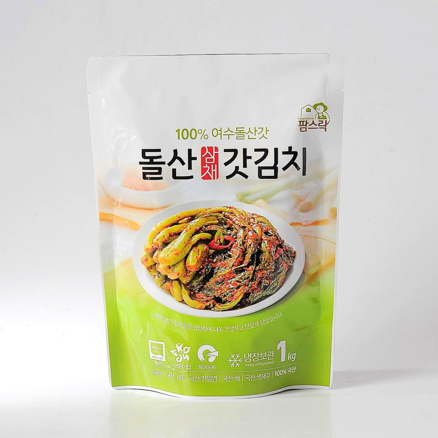 [Social Bio] Dolsan Samchae Gad Kimchi 1kg
