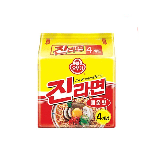 Jin Ramyun Spicy Multi Pack (120g x 4)