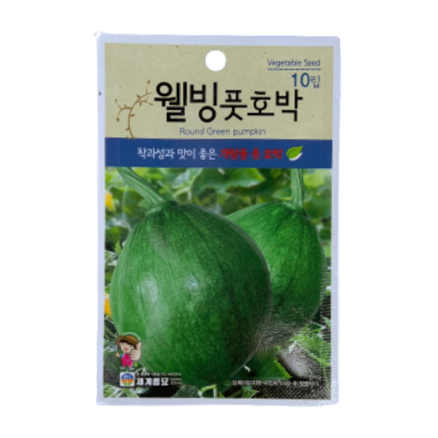 #[World seedlings] Well -being green pumpkin (10 lip)