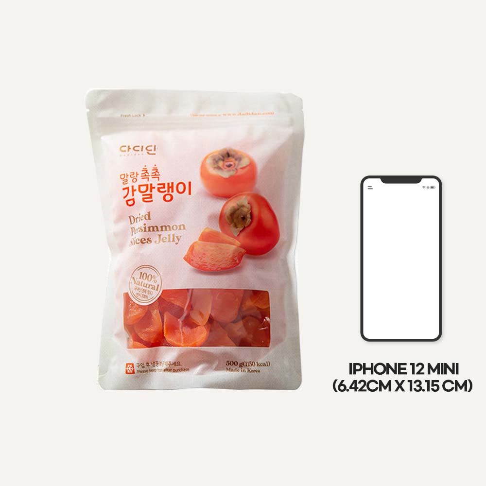 Cheongdo Wongam] Dadidan Dried Persimmon Zipper Pack 500g