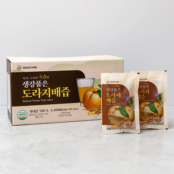 Ginger, Balloon Flower and Pear Juice (80g x 30)